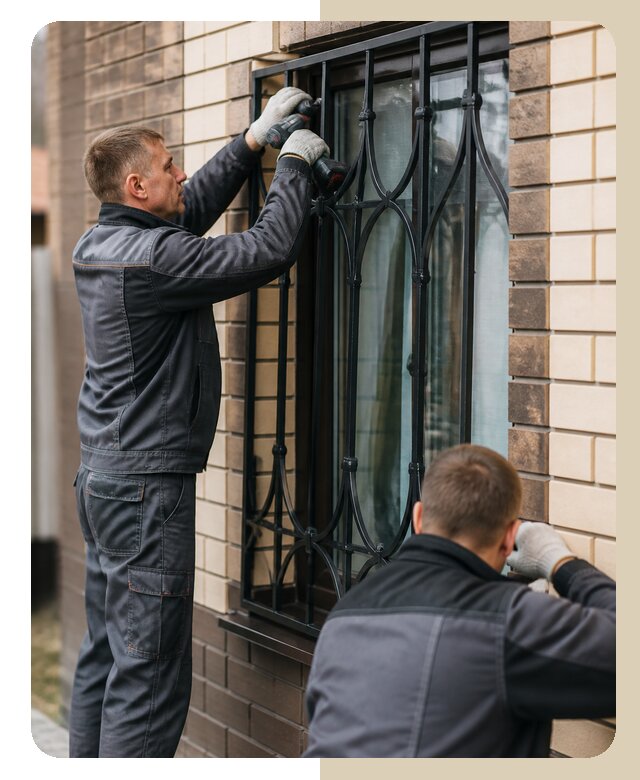 Установка решеток в дом в Кизляре по цене от 3556 р. | Дверной